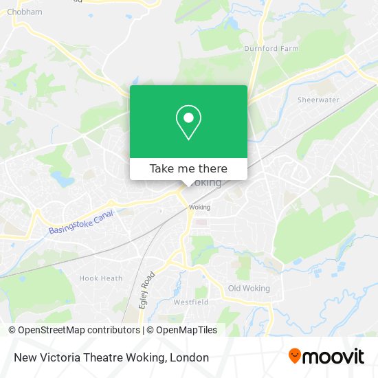 New Victoria Theatre Woking map