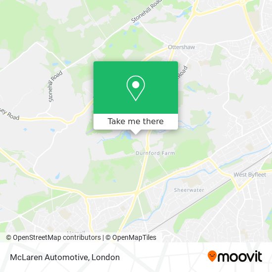 McLaren Automotive map
