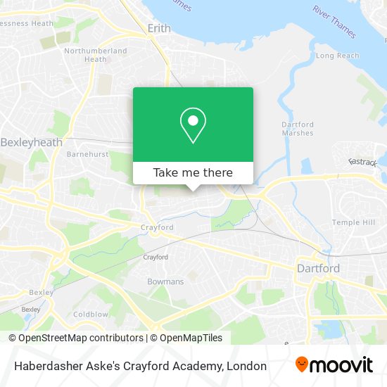 Haberdasher Aske's Crayford Academy map