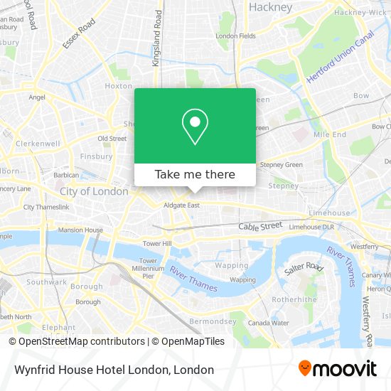 Wynfrid House Hotel London map