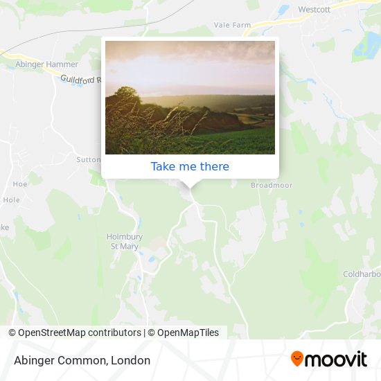 Abinger Common map