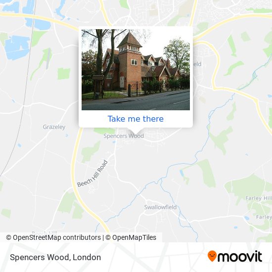 Spencers Wood map