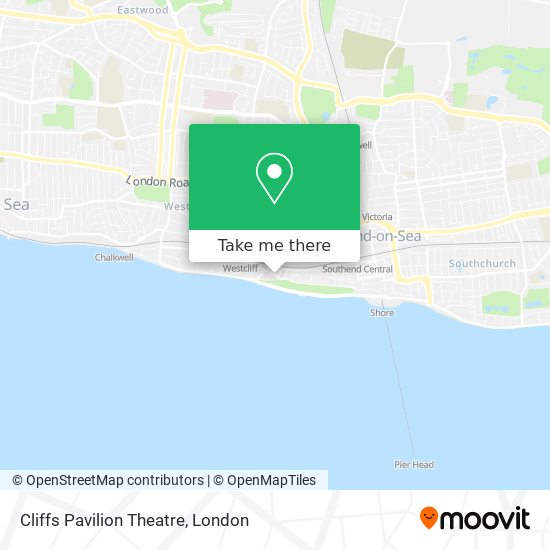 Cliffs Pavilion Theatre map