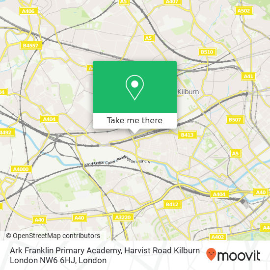 Ark Franklin Primary Academy, Harvist Road Kilburn London NW6 6HJ map