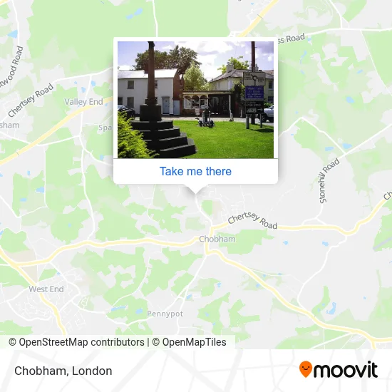 How to Get to Chobham in Surrey Heath by Bus or Train?