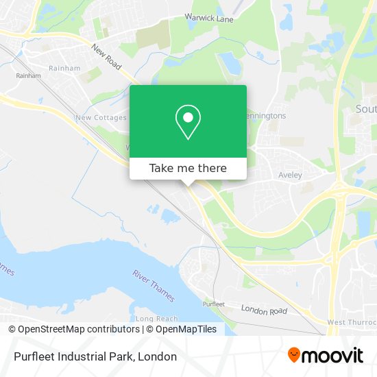 Purfleet Industrial Park map