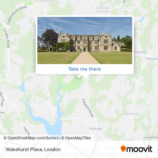 Wakehurst Place map