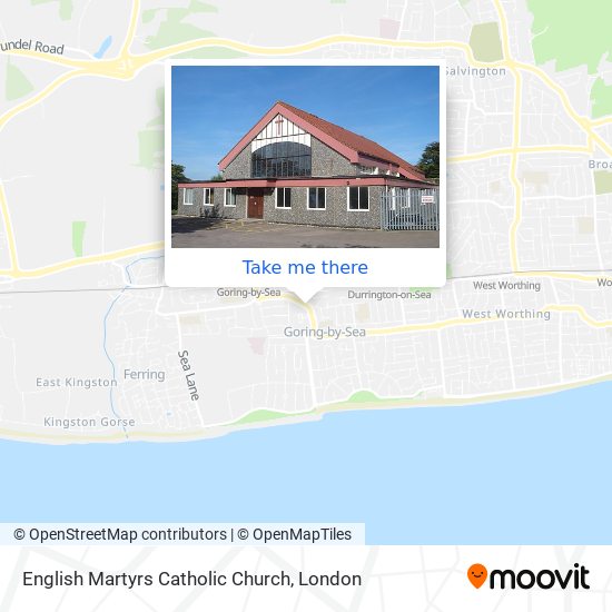 English Martyrs Catholic Church map