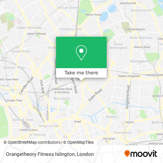 Orangetheory Fitness Islington map