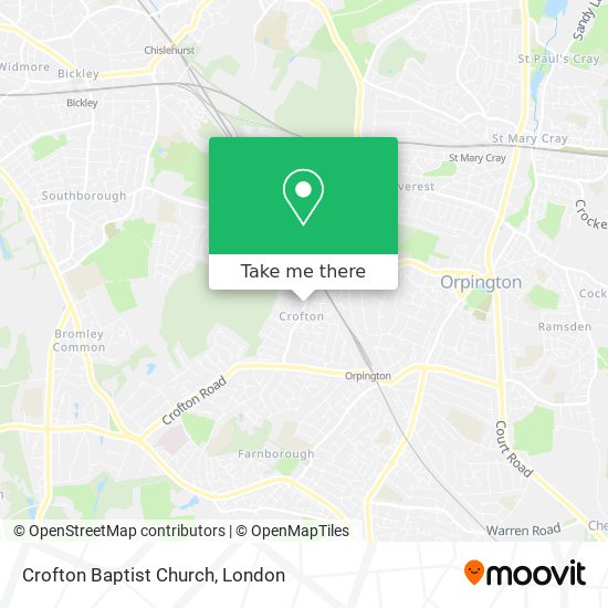 Crofton Baptist Church map