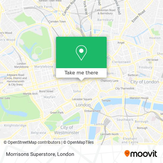 Morrisons Superstore map