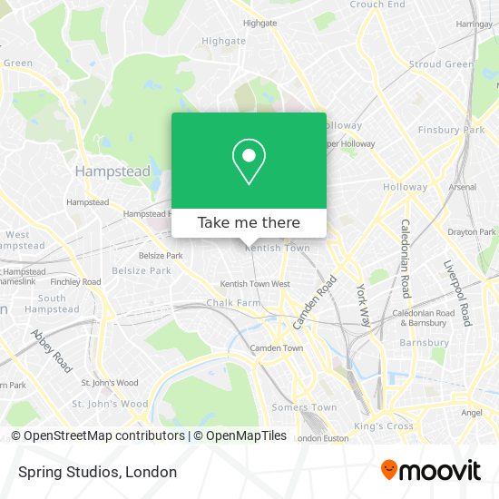Spring Studios map
