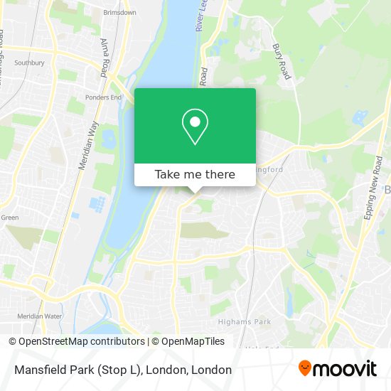 Mansfield Park (Stop L), London map