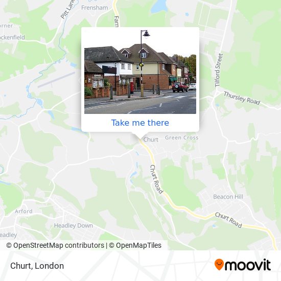 Churt map