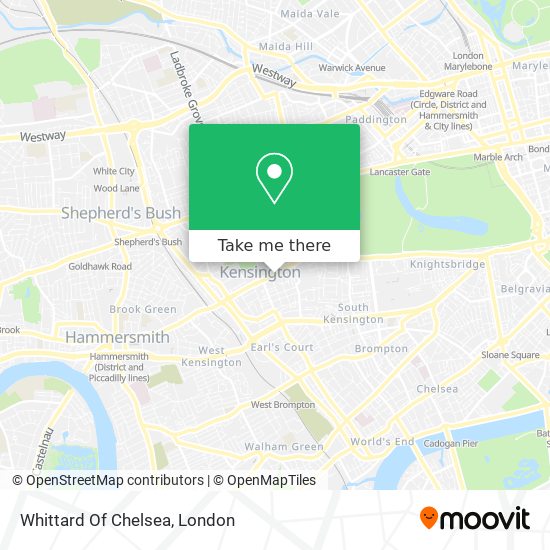 Whittard Of Chelsea map