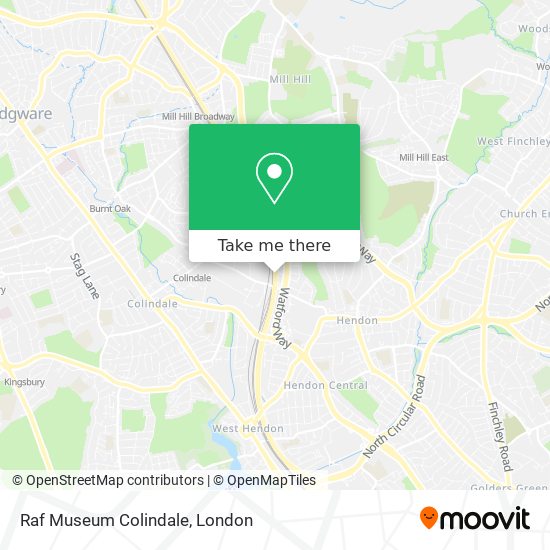 Raf Museum Colindale map