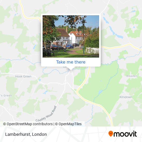 Lamberhurst map