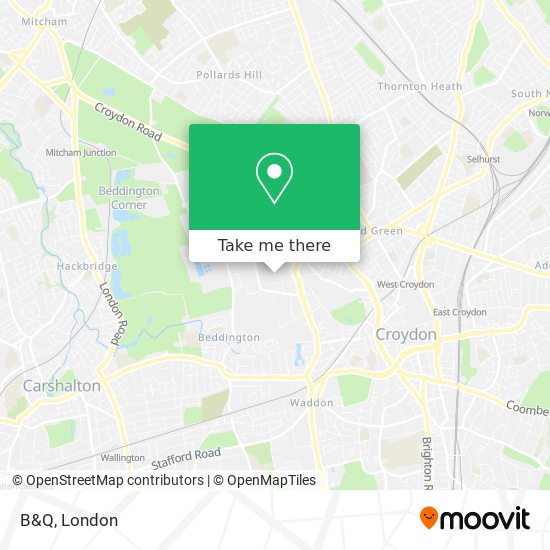 B&Q map