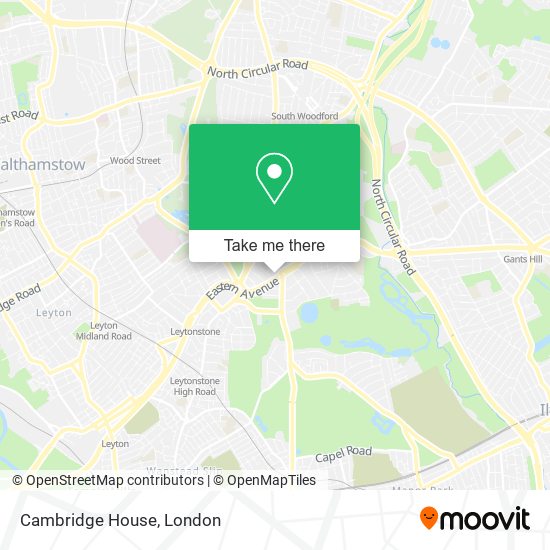 Cambridge House map