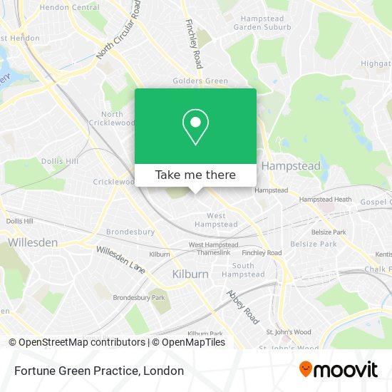 Fortune Green Practice map