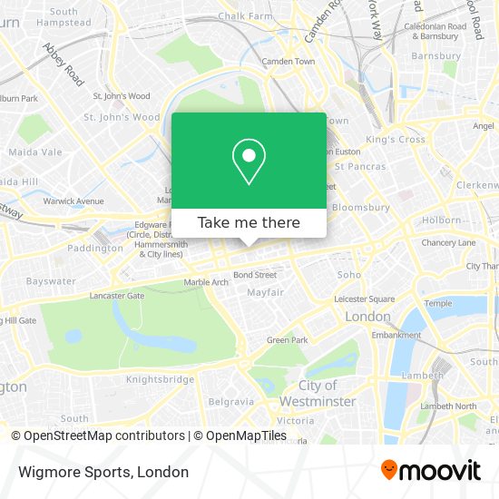 Wigmore Sports map