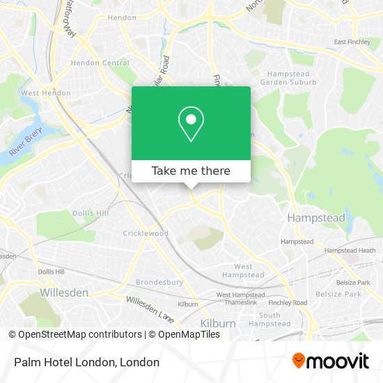 Palm Hotel London map
