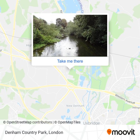 Denham Country Park map