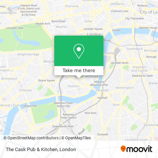 The Cask Pub & Kitchen map