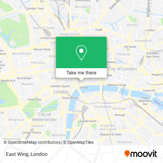 East Wing map