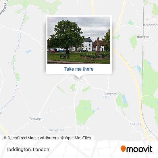 Toddington map