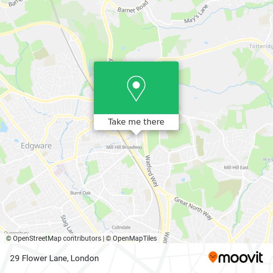 29 Flower Lane map
