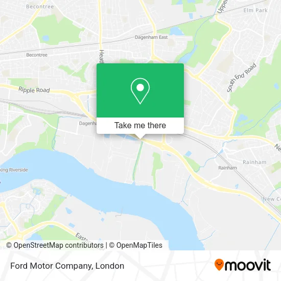 Ford Motor Company map