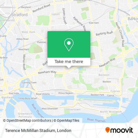 Terence McMillan Stadium map