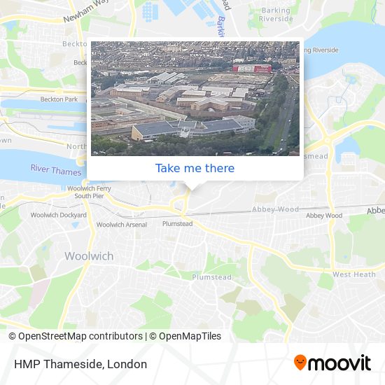 HMP Thameside map