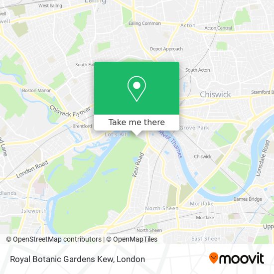 Royal Botanic Gardens Kew map