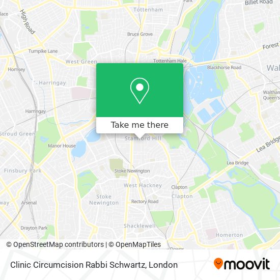 Clinic Circumcision Rabbi Schwartz map