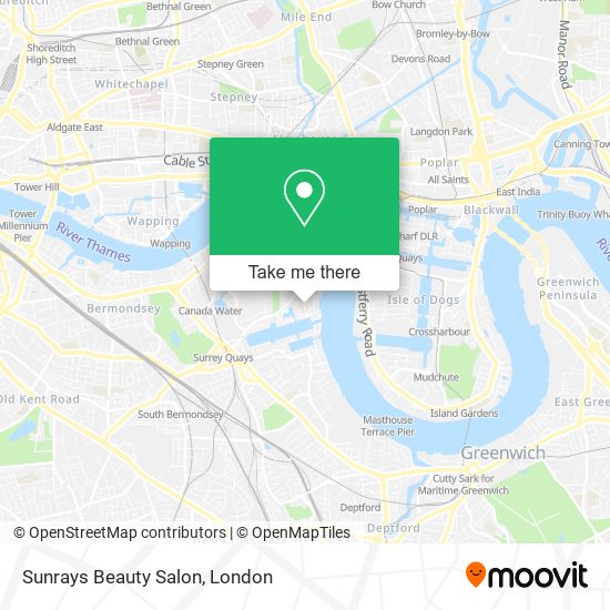Sunrays Beauty Salon map