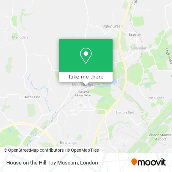 House on the Hill Toy Museum map