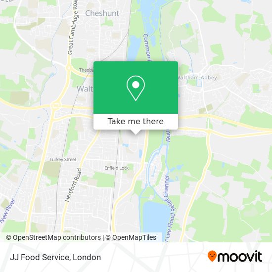 JJ Food Service map