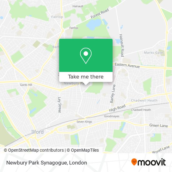 Newbury Park Synagogue map