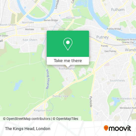 The Kings Head map