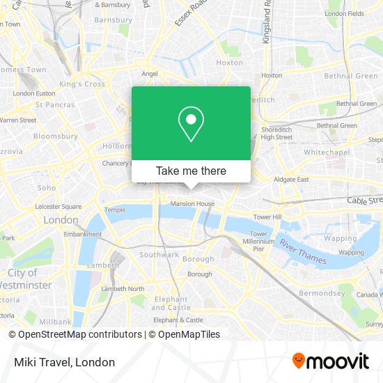 Miki Travel map