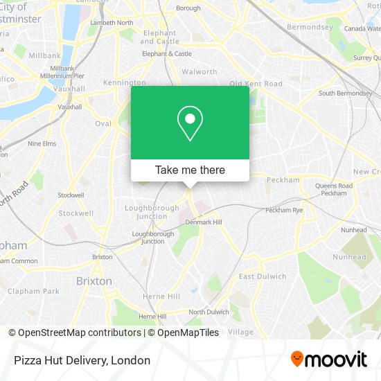 Pizza Hut Delivery map