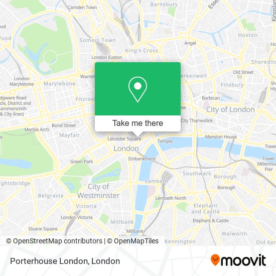 Porterhouse London map