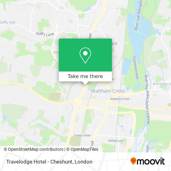 Travelodge Hotel - Cheshunt map