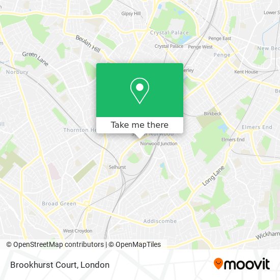 Brookhurst Court map