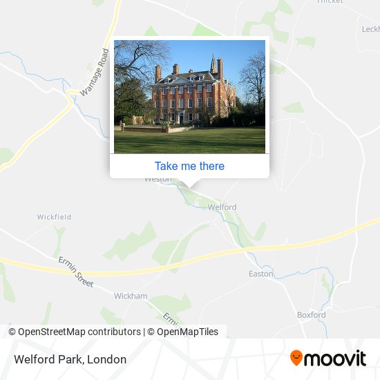 Welford Park map