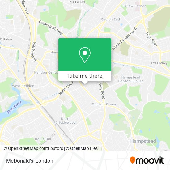 McDonald's map