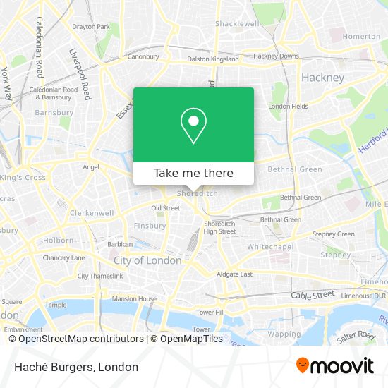 How To Get To Hache Burgers In Shoreditch By Bus Train Or Tube Moovit