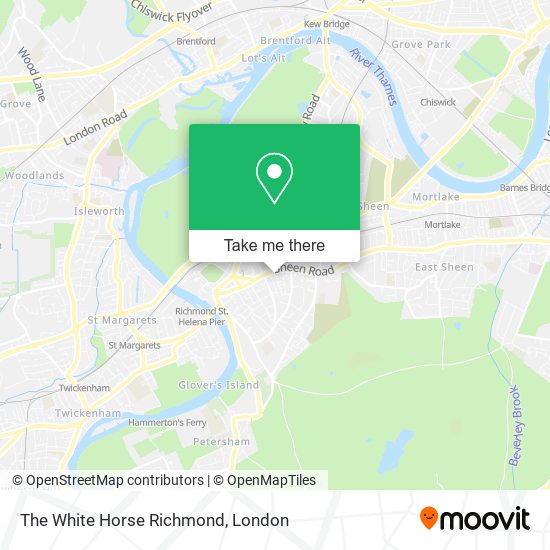 The White Horse Richmond map